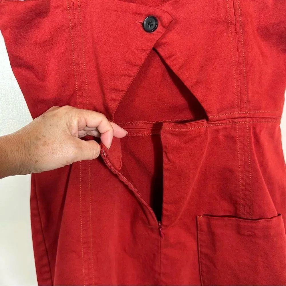 Zara Red Mini Dress - Picture 4 of 9